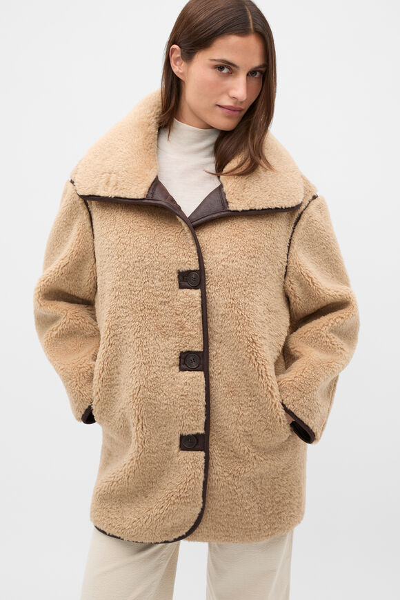 Teddy Jacket  Sandstone  hi-res