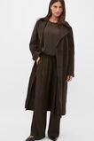 Suede Trench Coat  Coffee Bean  hi-res