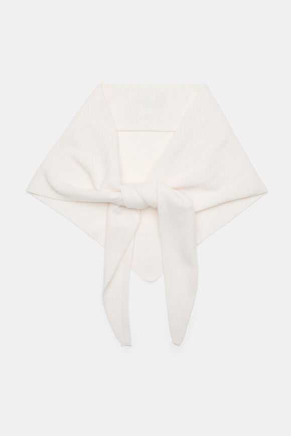 Triangle Scarf  Coconut Cream  hi-res