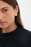 Square Hoop Earring  Gold  hi-res