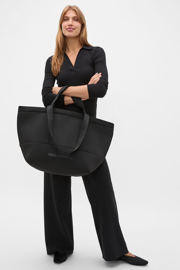 Seed Overnight Tech Tote  Black  hi-res