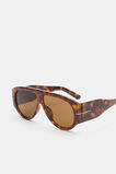 Rhi Shield Sunglasses  Dark Tort  hi-res