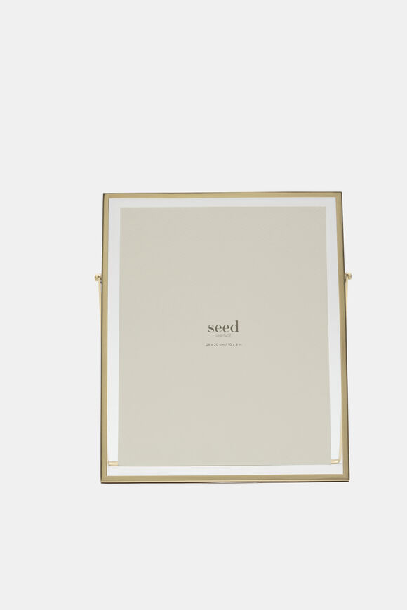 Miles Medium Photo Frame  Gold  hi-res