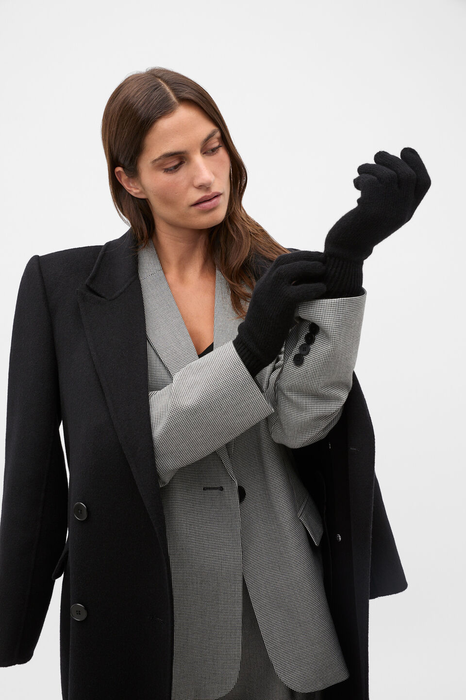 Cashmere Gloves  Black