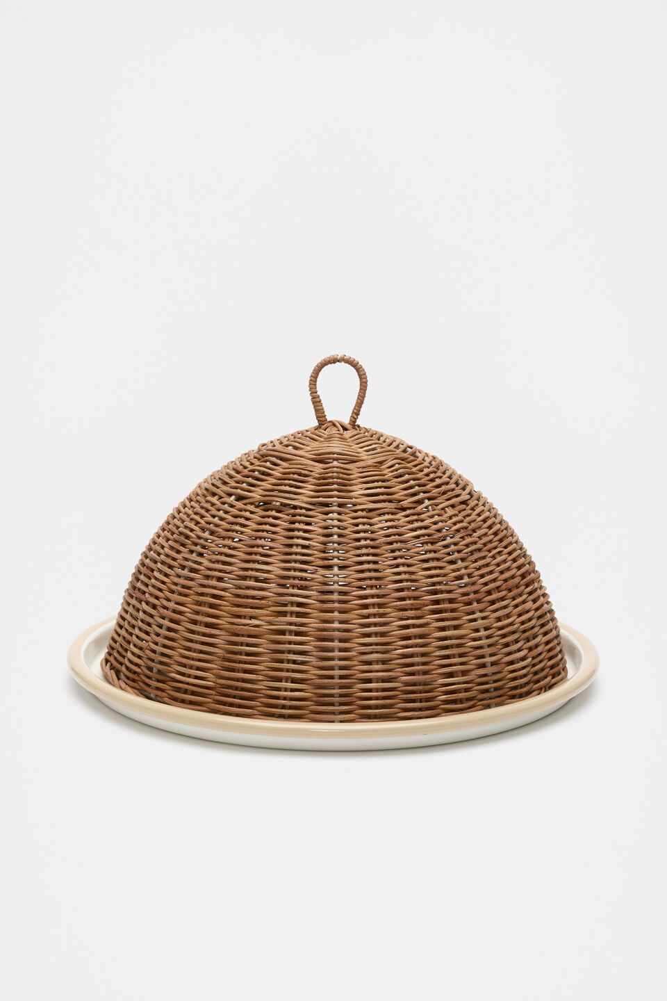 Tavi Rattan Cloche  Natural
