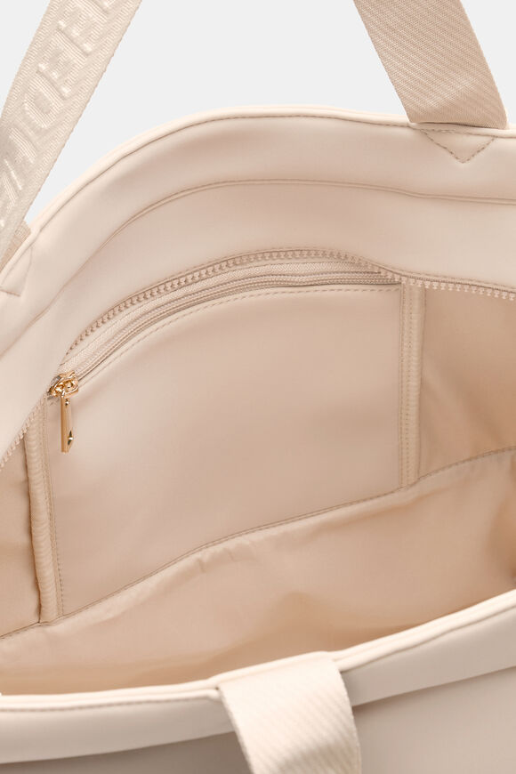 Seed Overnight Tech Tote  Ecru  hi-res