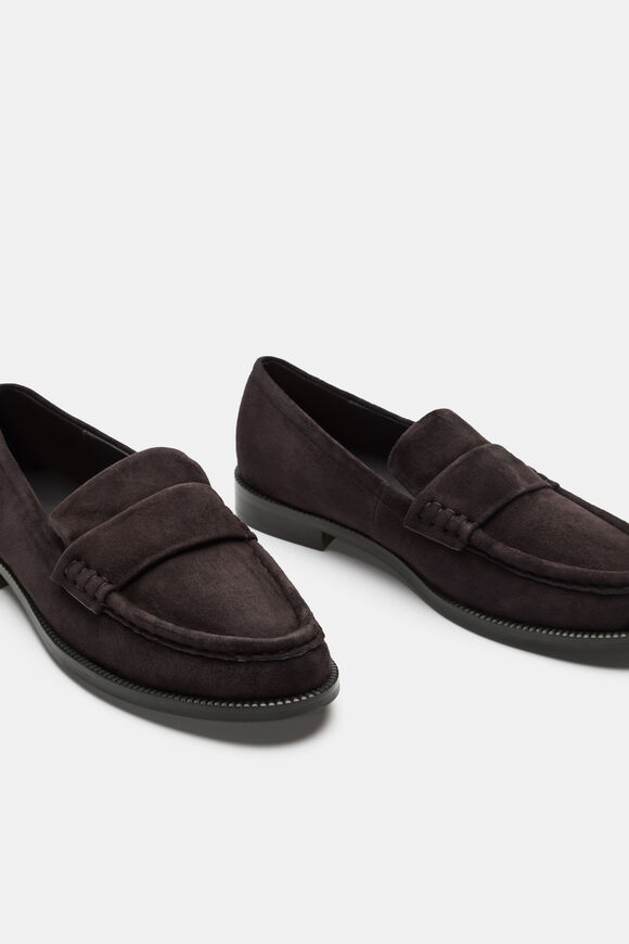 Kyla Loafer  Chocolate Suede  hi-res