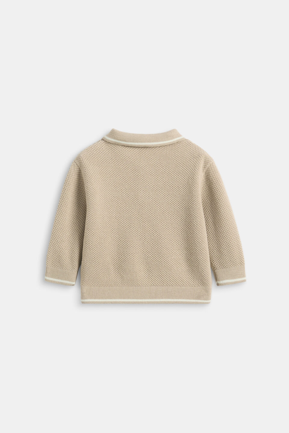 Essential Knit Polo  Milk Tea