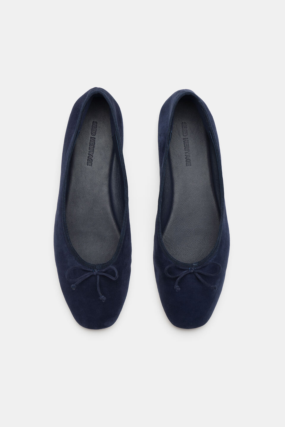 Kennedy Ballet Flat  Twilight Blue Suede