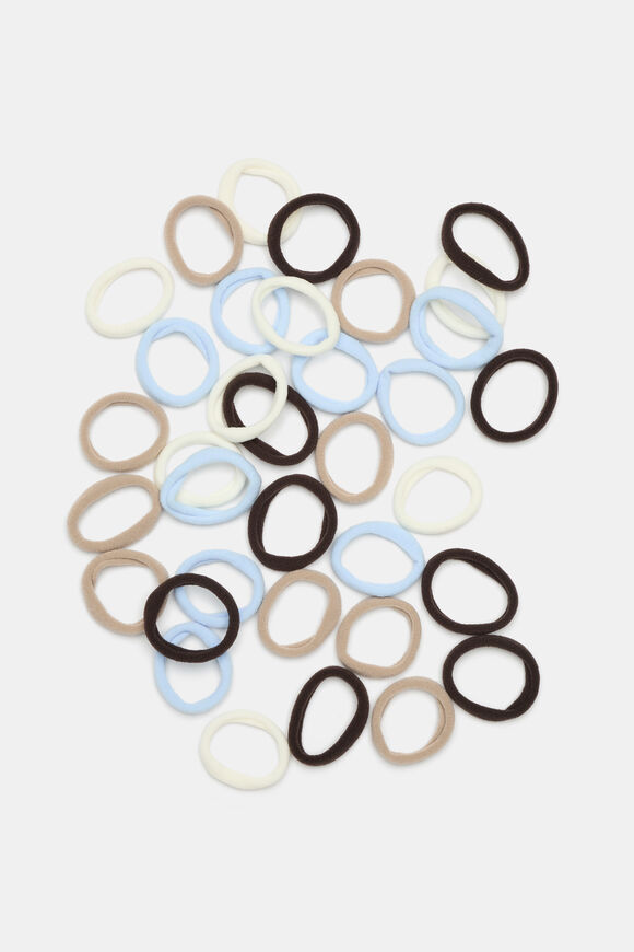 Hair Tie Set  Soft Blue  hi-res