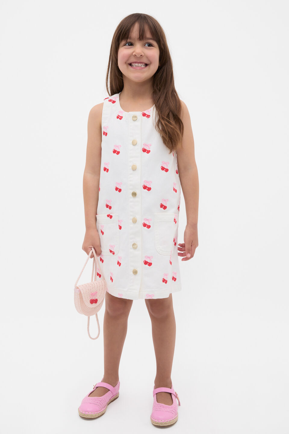 Heart Denim Dress  Canvas