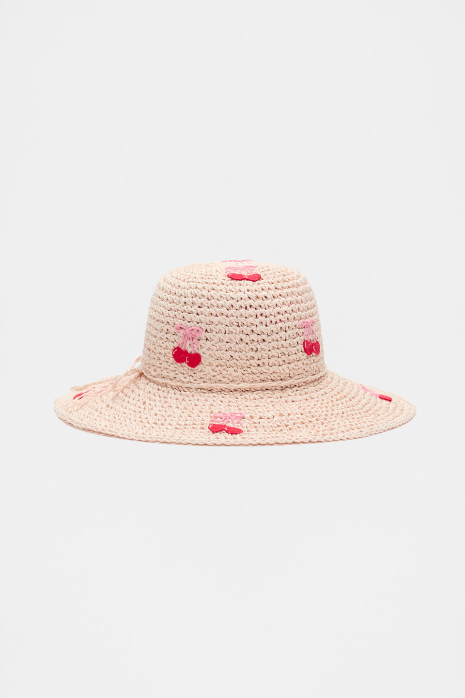 Cherry Straw Hat  Cherry Blossom