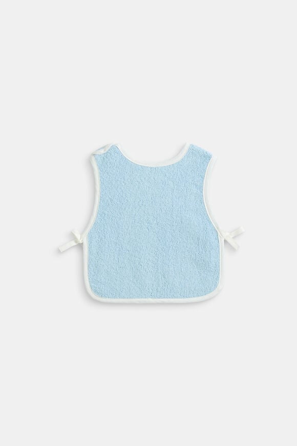 Logo Towel Bib  Powder Blue  hi-res