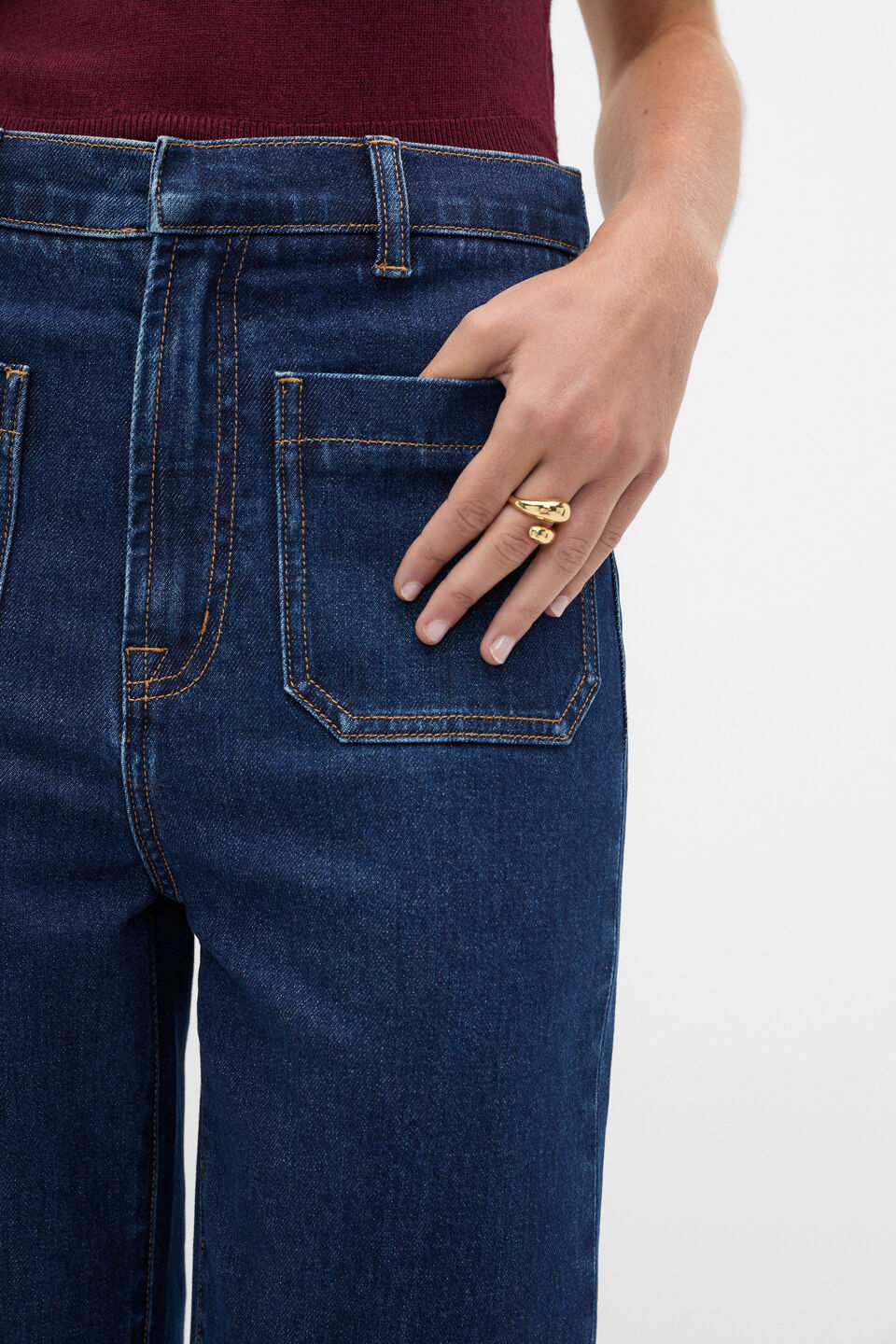 Crossover Ring  Gold