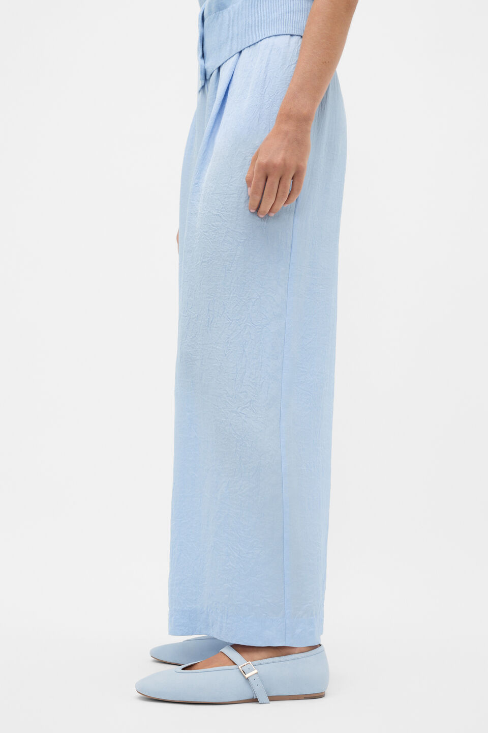 Arlo Ballet Flat  Arctic Blue Suede