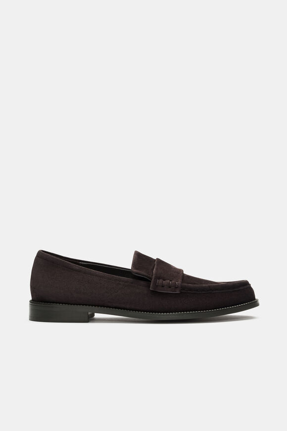 Kyla Loafer  Chocolate Suede  hi-res