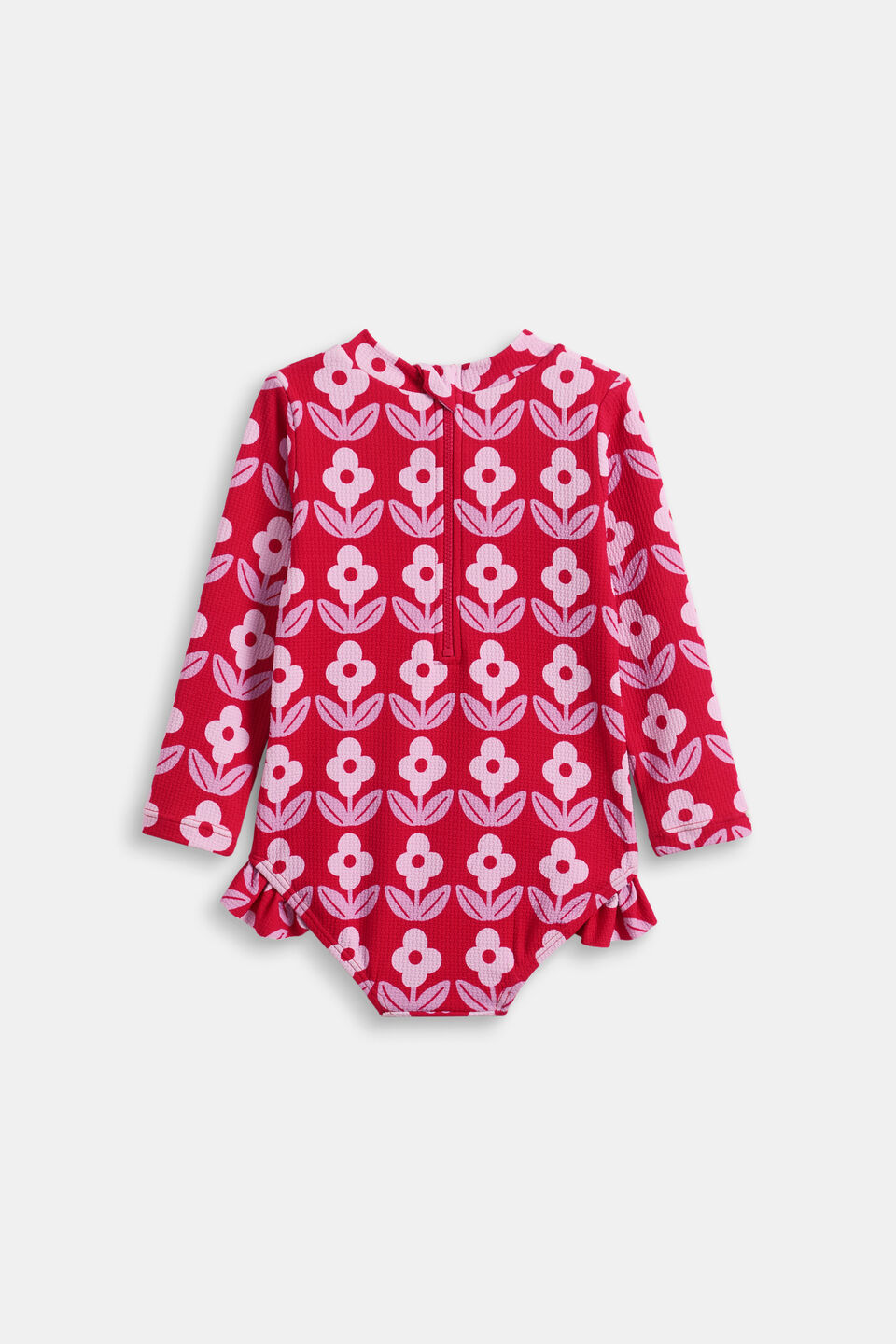 Floral Rashsuit  Chilli Red