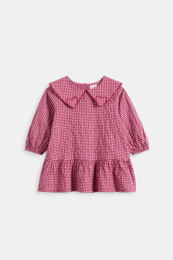 Gingham Dress  Dark Cherry  hi-res