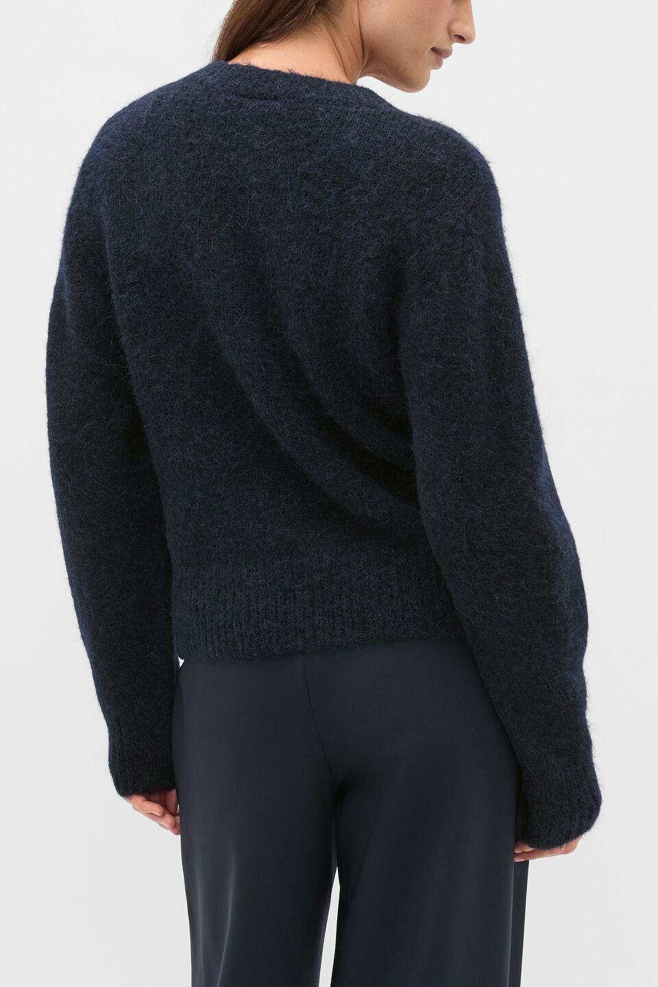 Lofty Relaxed Cardigan  Twilight Blue