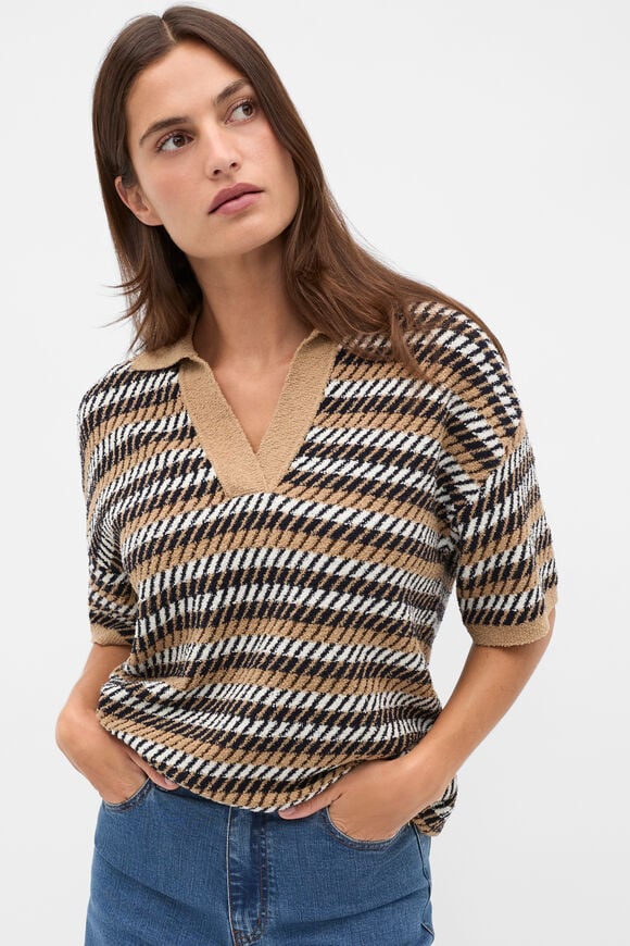 Textured Lurex Knit  Multi  hi-res