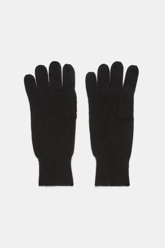Cashmere Gloves  Black  hi-res