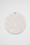 Resin Compact Mirror  Ivory  hi-res