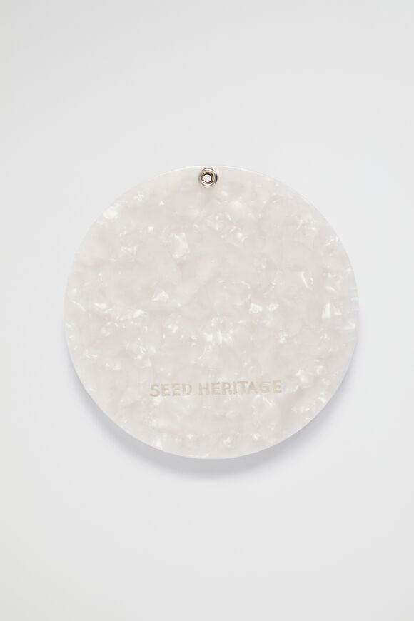 Resin Compact Mirror  Ivory  hi-res