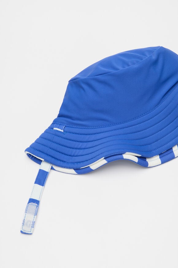 Mini Stripe Swim Hat  Multi  hi-res