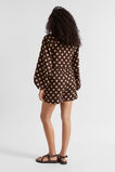 Linen Spot Short  Deep Raisin Spot  hi-res
