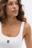 Core Heritage Rib Tank  Whisper White  hi-res