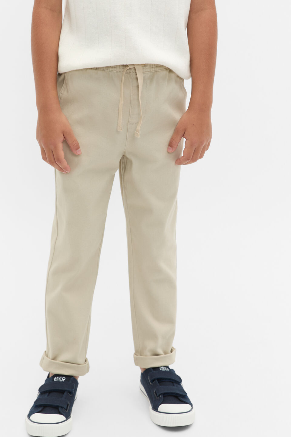 Core Logo Chino  Cool Stone