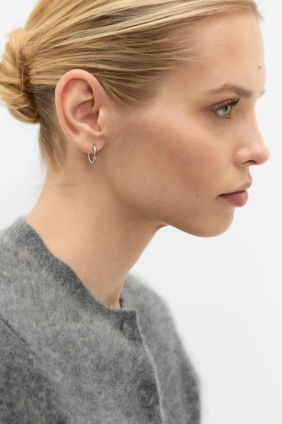 Waterproof Trio Stud Ear Pack  Silver