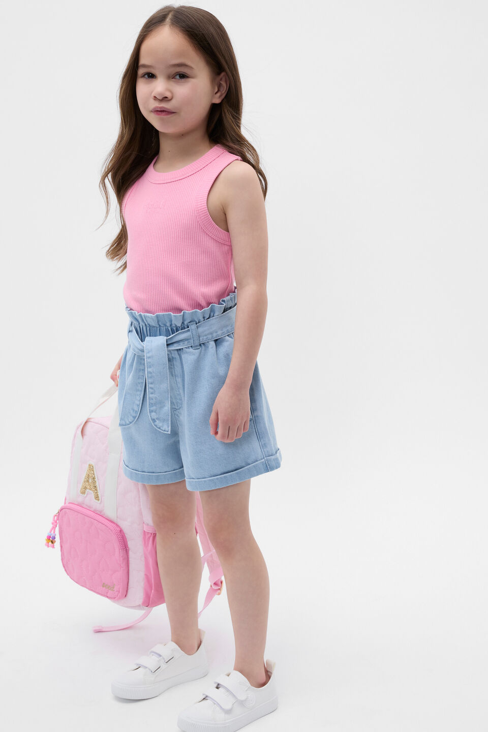 Core Logo Rib Tank  Candy Pink