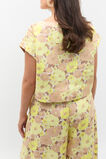 Linen Vintage Floral Boxy Top  Vintage Floral  hi-res