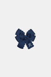 Grosgrain Initial Bow Duck Clip  R  hi-res