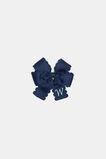 Grosgrain Initial Bow Duck Clip  W  hi-res