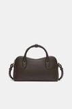 Curved Mini Crossbody Bag  Chocolate  hi-res