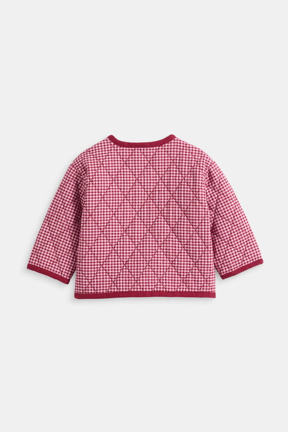 Gingham Jacket  Dark Cherry  hi-res