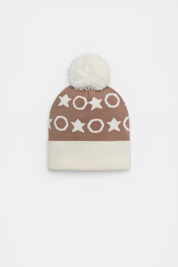 Star Initial Beanie  O  hi-res