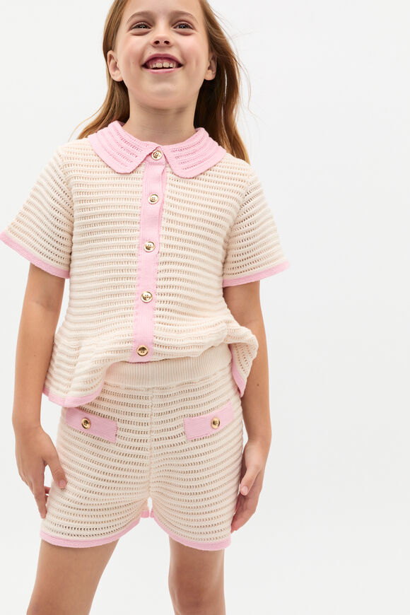 Crochet Short  Chiffon  hi-res