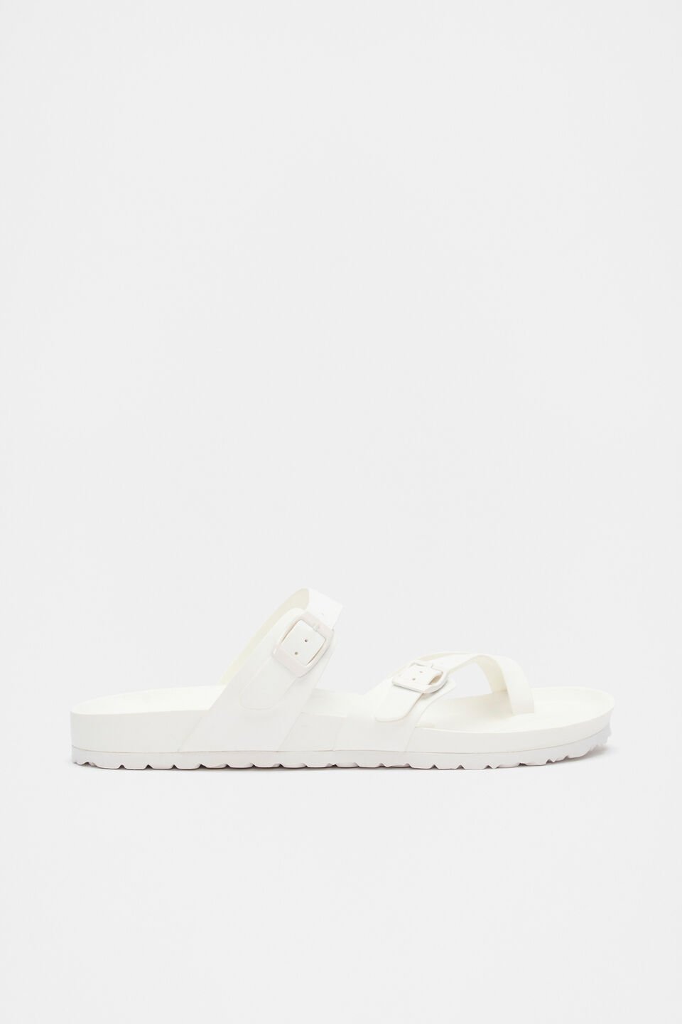 Cross Strap Slide  Canvas