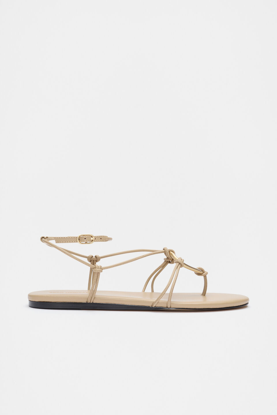 Etta Ring Detail Sandal  Iced Latte