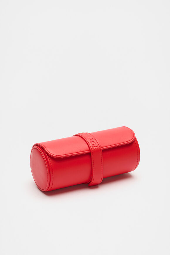 Jewellery Watch Roll  Electric Crimson  hi-res
