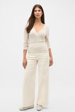 Australian Merino Wrap Top  Mist Marle  hi-res