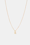 Gold Alphabet Necklace  R  hi-res
