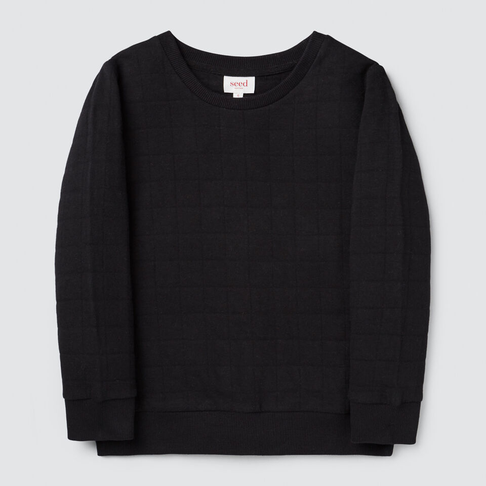 Quilted Sweater  