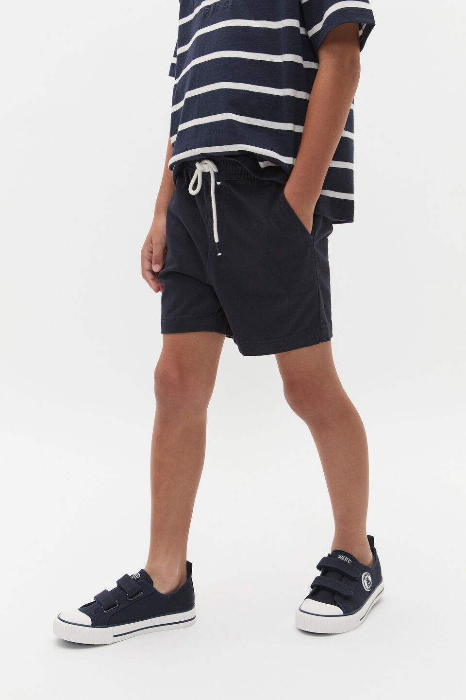 Core Logo Short  Midnight Blue