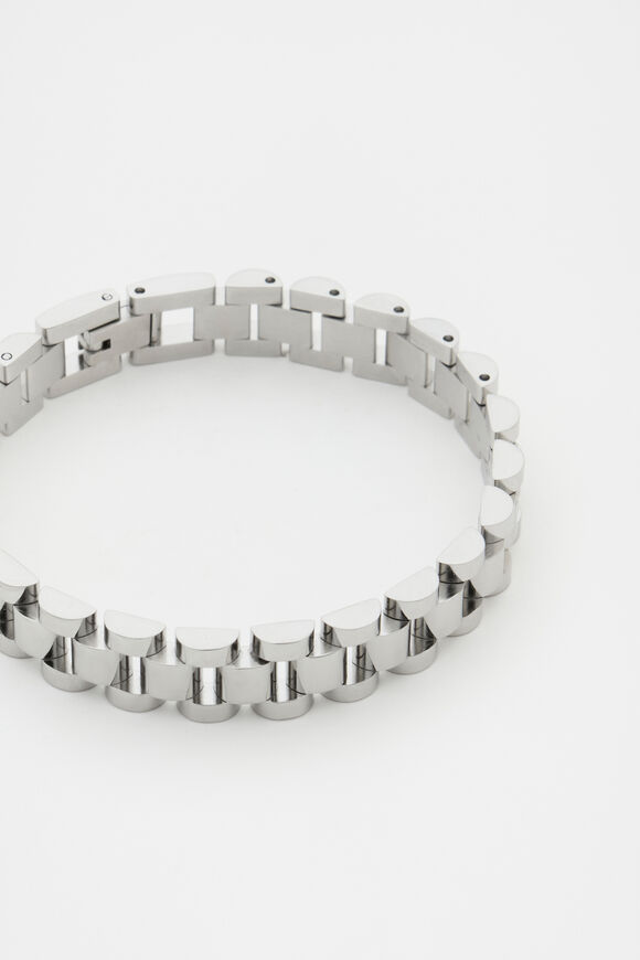 Waterproof Watch Link Bracelet  Silver  hi-res
