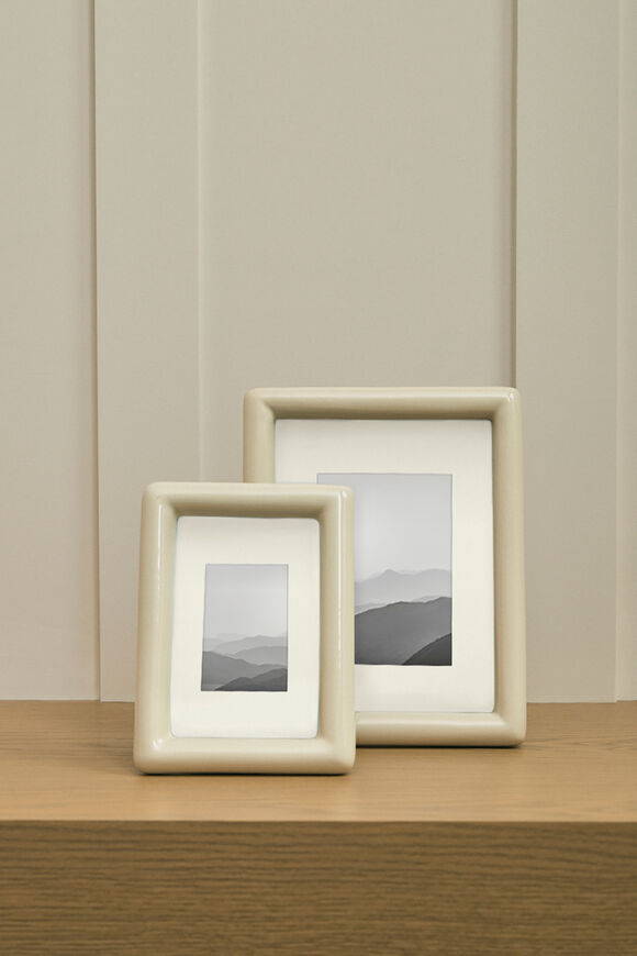 Sage Medium Photo Frame  Egg Shell  hi-res