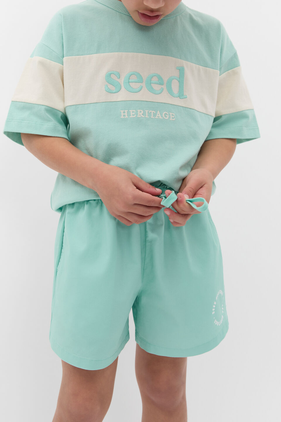 Core Garment Dye Short  Skyline